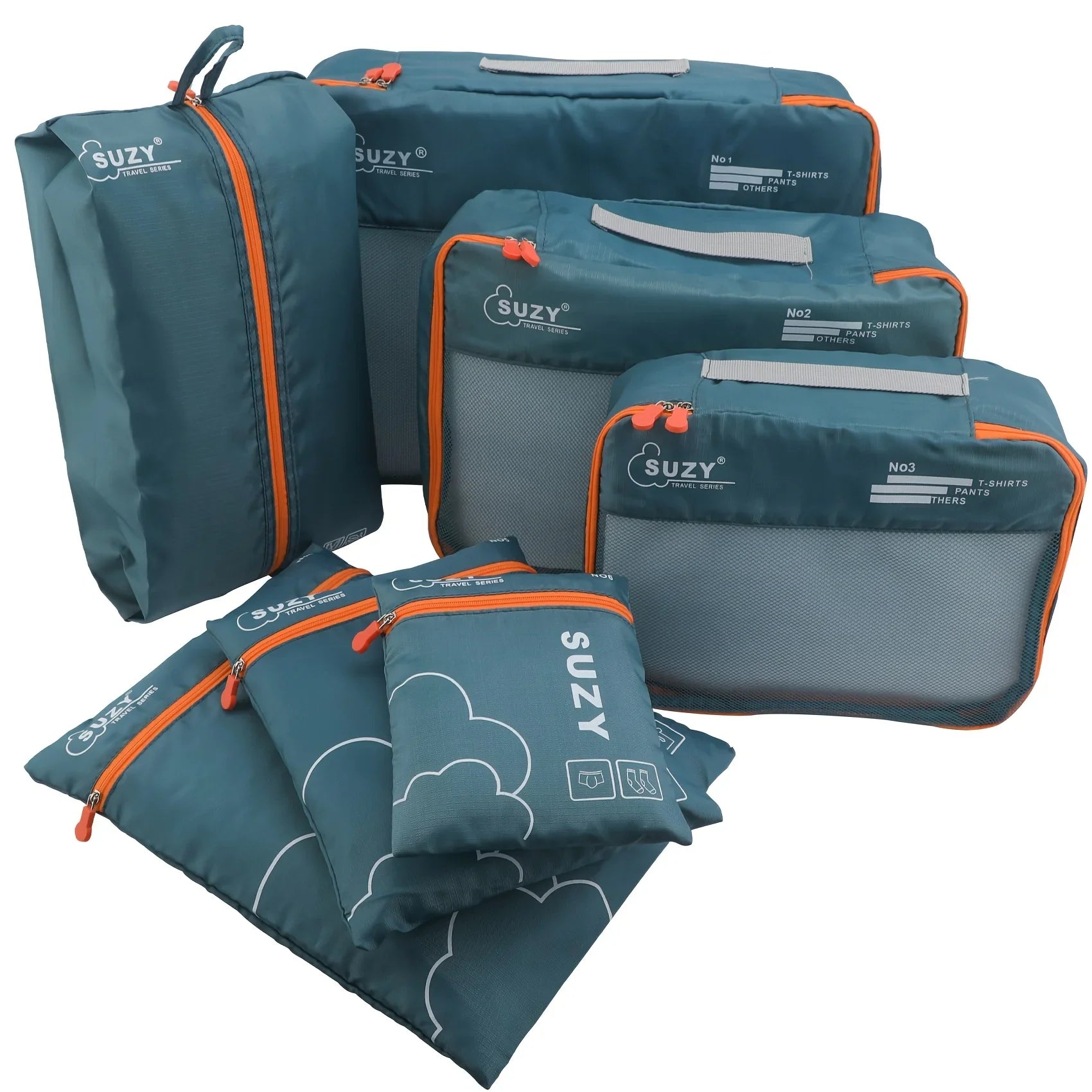 Family Travel Packing Cubes Set